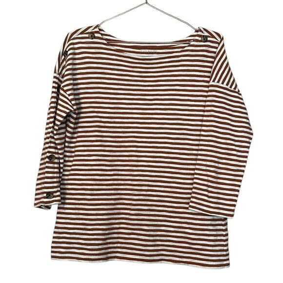 Talbots Striped Top - Size Small - Picture 1 of 6